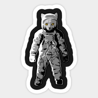 Cat Astronaut Sticker